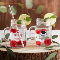 Personalized 16 oz. Mason Jar Mug