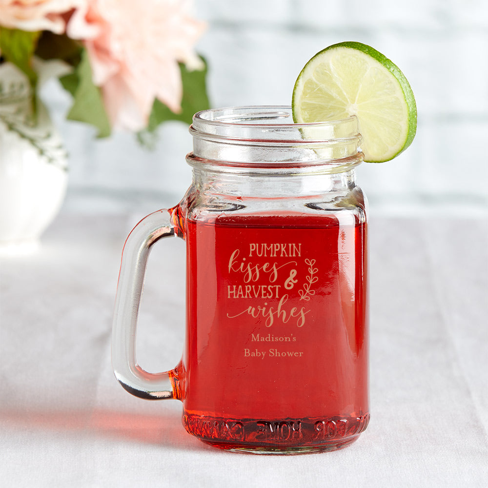Personalized 16 oz. Mason Jar Mug - Main Image0 | My Wedding Favors