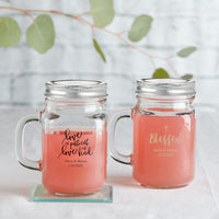 Personalized 16 oz. Mason Jar Mug - Main Image1 | My Wedding Favors