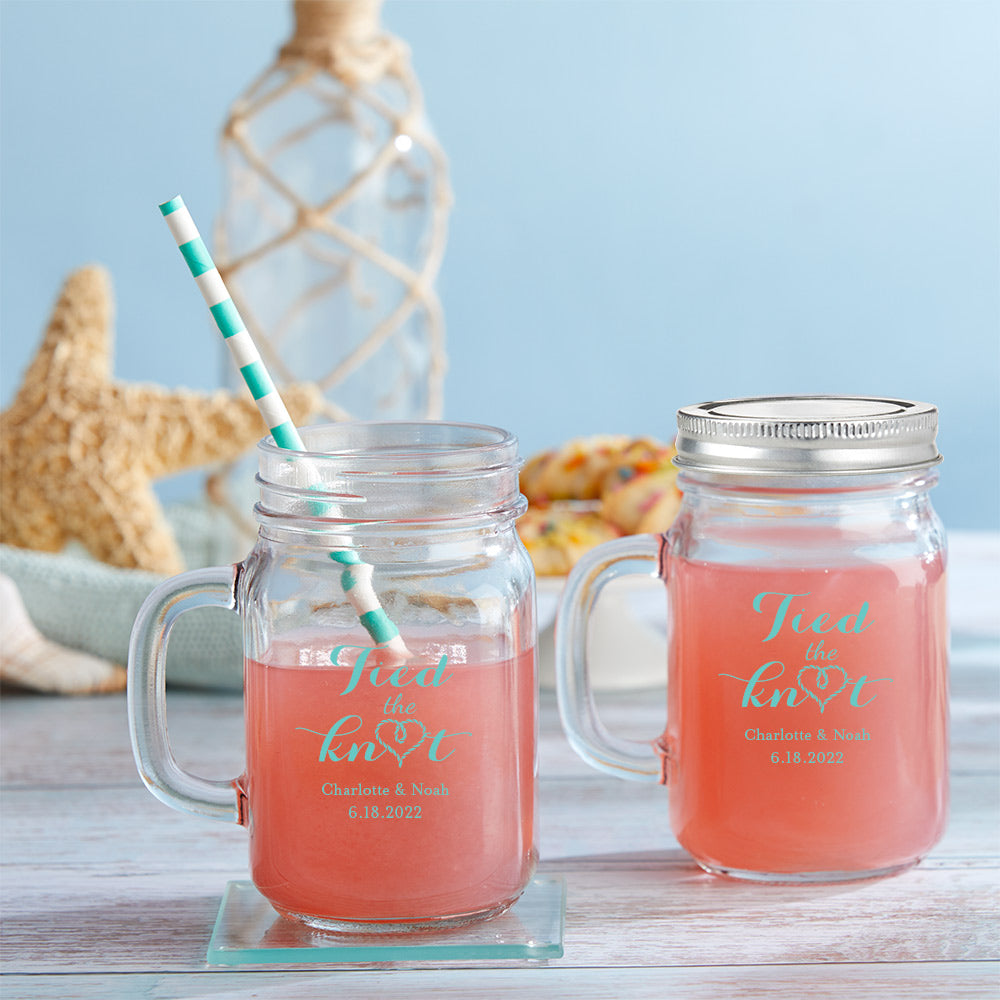 16 oz. Mason Jar Mug - DIY (Set of 6)