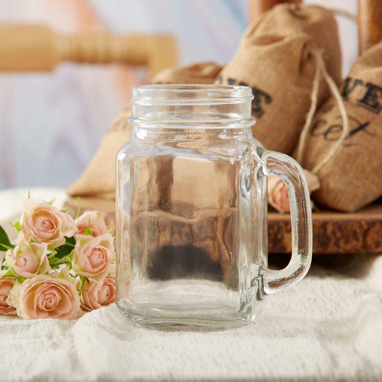 Personalized 16 oz. Mason Jar Mug