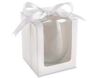 Thumbnail for White 15 oz. Glassware Gift Box with Ribbon (Set of 20) - Alternate Image 7 | My Wedding Favors