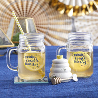 Thumbnail for 12 oz. Mason Jar Mug with Lid - Twinkle Twinkle (Set of 6) - Alternate Image 7 | My Wedding Favors