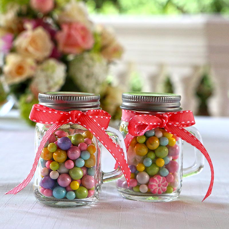 DIY 4 oz. Mini Mason Mug Shot Glass with Lid - Main Image0 | My Wedding Favors