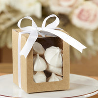 Kraft 15 oz. Glassware Gift Box with Ribbon (Set of 20) - Alternate Image 3 | My Wedding Favors