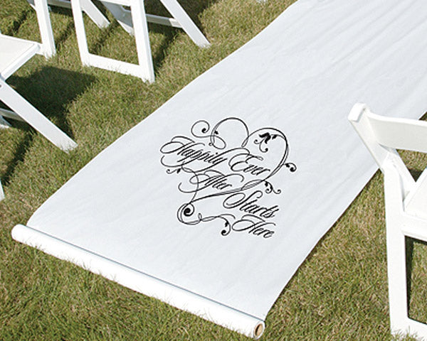 Happily Ever After Aisle Runner - Main Image | My Wedding Favors