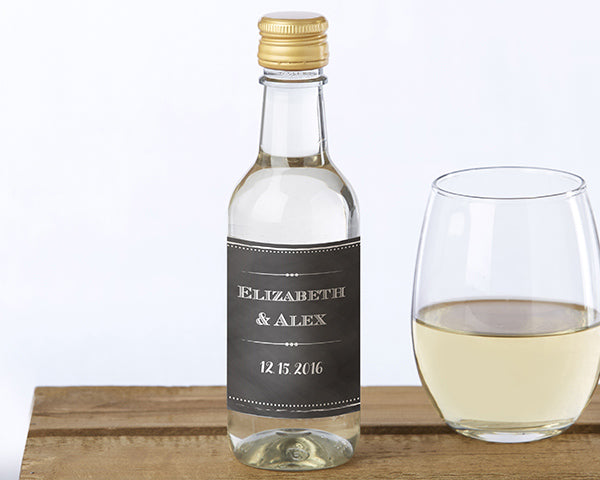 Personalized Mini Wine Bottle Labels (Many Designs Available) - Alternate Image 2 | My Wedding Favors