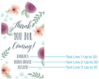 Thumbnail for Personalized Bridal Floral Statement Tags (Set of 12)