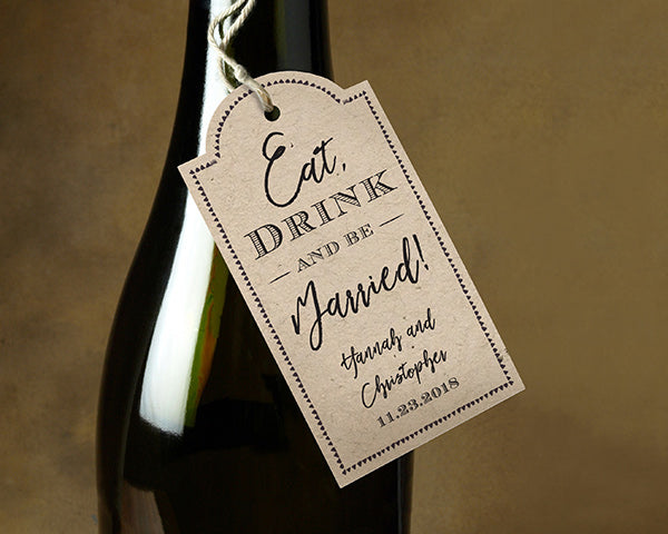 Personalized Rustic Statement Tags (Set of 12)