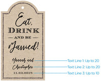 Thumbnail for Personalized Rustic Statement Tags (Set of 12)