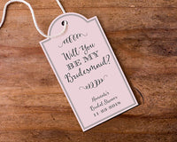 Thumbnail for Personalized Pink Elegance Statement Tags (Set of 12)