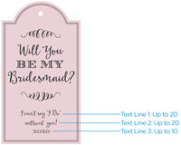 Thumbnail for Personalized Pink Elegance Statement Tags (Set of 12)