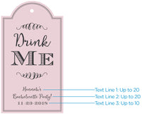 Thumbnail for Personalized Pink Elegance Statement Tags (Set of 12)