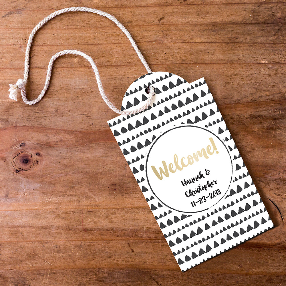 Personalized Modern Classic Statement Tags