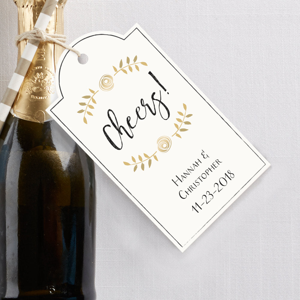 Personalized Classic Statement Tags (Set of 12)