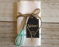 Thumbnail for Personalized Gold Glitter Statement Tags (Set of 12)