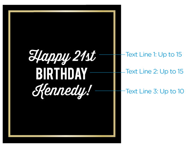 Personalized Boozy Birthday Wine Bottle Labels - Alternate Image 3 | My Wedding Favors