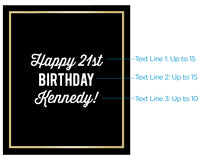 Personalized Boozy Birthday Wine Bottle Labels - Alternate Image 3 | My Wedding Favors