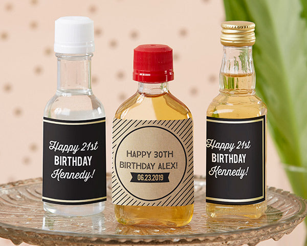 Personalized Mini Liquor Labels - Alternate Image 2 | My Wedding Favors