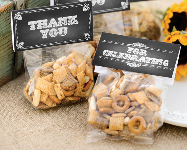Chalkboard Style Treat Topper (Set of 25) - Main Image | My Wedding Favors