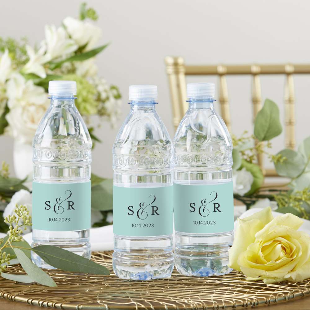 Personalized Water Bottle Labels (Set of 12) - Alternate Image 3 | My Wedding Favors