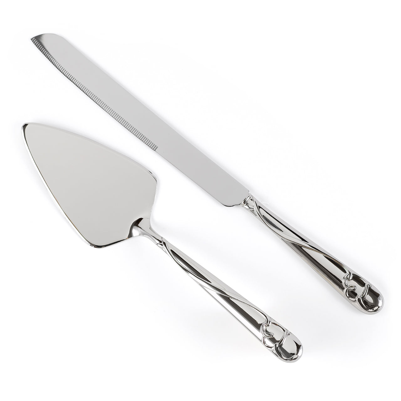 Graceful Heart Cake Serving Set - Main Image | My Wedding Favors