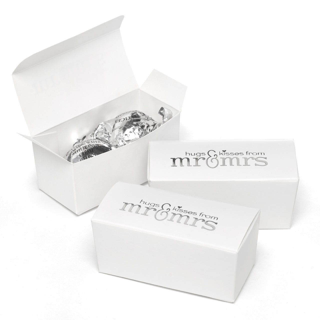 "Hugs and Kisses" Favor Boxes (Set of 25) - Main Image | My Wedding Favors