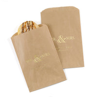 Thumbnail for Personalized Mr. & Mrs. Treat Bags (Available in Multiple Colors) (Set of 50) - Alternate Image 5 | My Wedding Favors