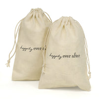 Thumbnail for Ever After Cotton Favor Bags (Package of 25) - Main Image | My Wedding Favors