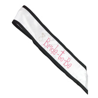 Black Grosgrain Bride to Be Sash - Alternate Image 2 | My Wedding Favors