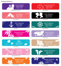 Personalized Silhouette Water Bottle Labels (Set of 5) - Alternate Image 6 | My Wedding Favors
