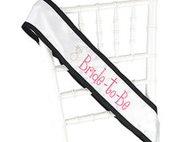 Black Grosgrain Bride to Be Sash - Alternate Image 4 | My Wedding Favors