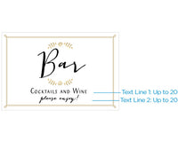Thumbnail for Personalized Wedding Sign (18x12) (Multiple Designs Available) - Alternate Image 6 | My Wedding Favors