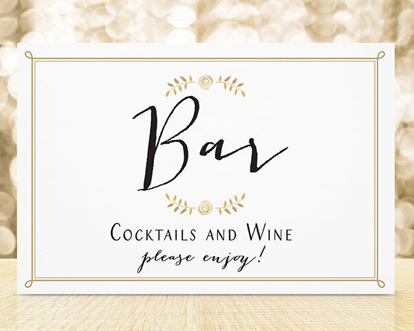 Personalized Wedding Sign (18x12) (Multiple Designs Available) - Alternate Image 3 | My Wedding Favors