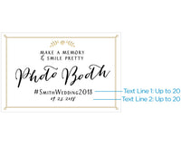 Thumbnail for Personalized Wedding Sign (18x12) (Multiple Designs Available) - Alternate Image 5 | My Wedding Favors