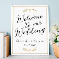 Thumbnail for Personalized Wedding Poster (18x24) - Main Image | My Wedding Favors