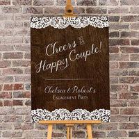 Thumbnail for Personalized Country Poster (18x24) - Main Image | My Wedding Favors