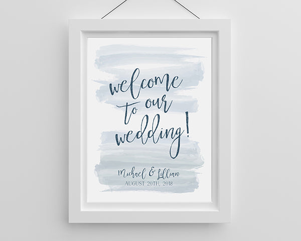 Personalized Nautical Poster (18x24) (Multiple Designs Available) - Alternate Image 2 | My Wedding Favors