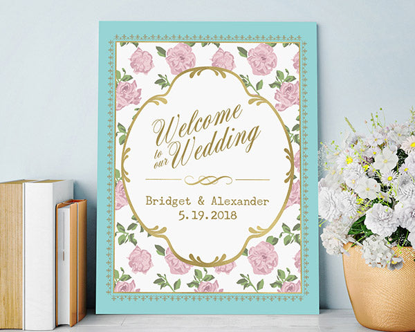 Personalized Tea Time Poster (18x24) (Multiple Designs Available) - Alternate Image 3 | My Wedding Favors