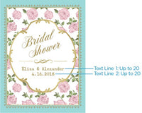 Thumbnail for Personalized Tea Time Poster (18x24) (Multiple Designs Available) - Alternate Image 5 | My Wedding Favors