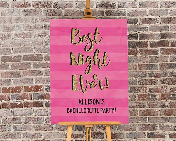 Personalized Bachelorette Poster (18x24) - Main Image | My Wedding Favors
