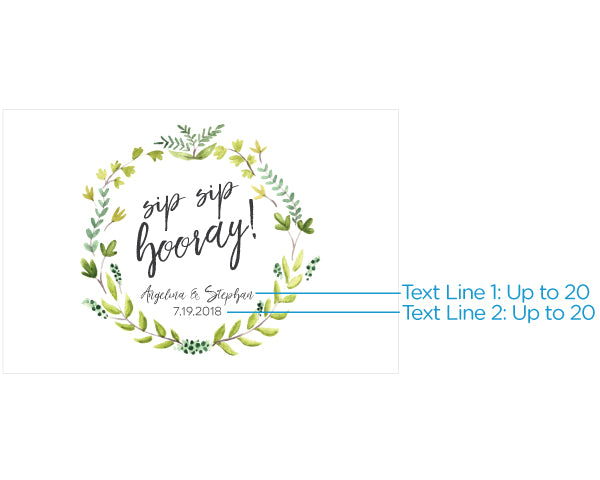 Personalized Botanical Garden Sign (18x12) - Alternate Image 2 | My Wedding Favors