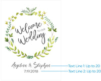 Thumbnail for Personalized Botanical Garden Poster (18x24) - Alternate Image 2 | My Wedding Favors