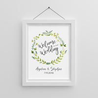 Thumbnail for Personalized Botanical Garden Poster (18x24) - Main Image | My Wedding Favors