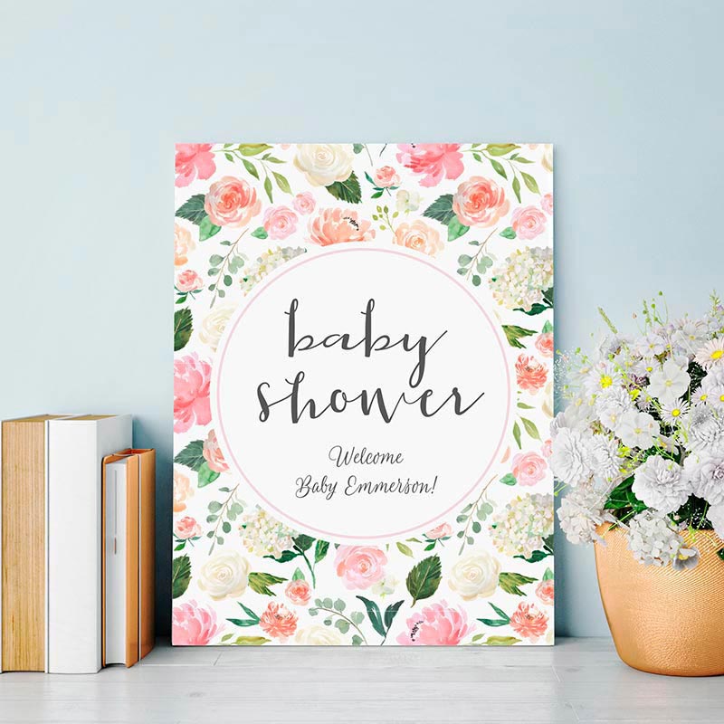 Personalized Brunch Baby Shower Poster (18x24) - Main Image | My Wedding Favors