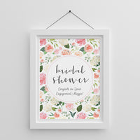 Thumbnail for Personalized Brunch Bridal Shower Poster (18x24) - Main Image | My Wedding Favors