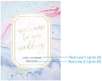 Thumbnail for Personalized Elements Wedding Poster (18x24) - Alternate Image 2 | My Wedding Favors