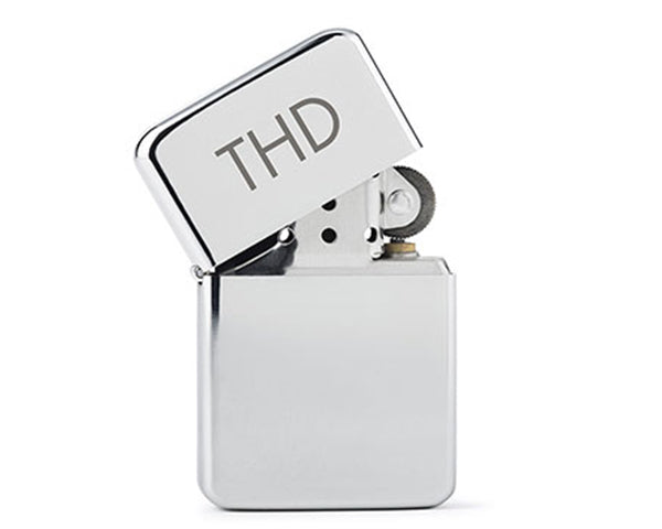 Personalized Classic Silver Lighter - Main Image | My Wedding Favors