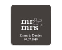 Thumbnail for Personalized Square Paper Coasters - Set of 100 (Multiple Styles Available)