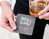 Thumbnail for Personalized Square Paper Coasters - Set of 100 (Multiple Styles Available)